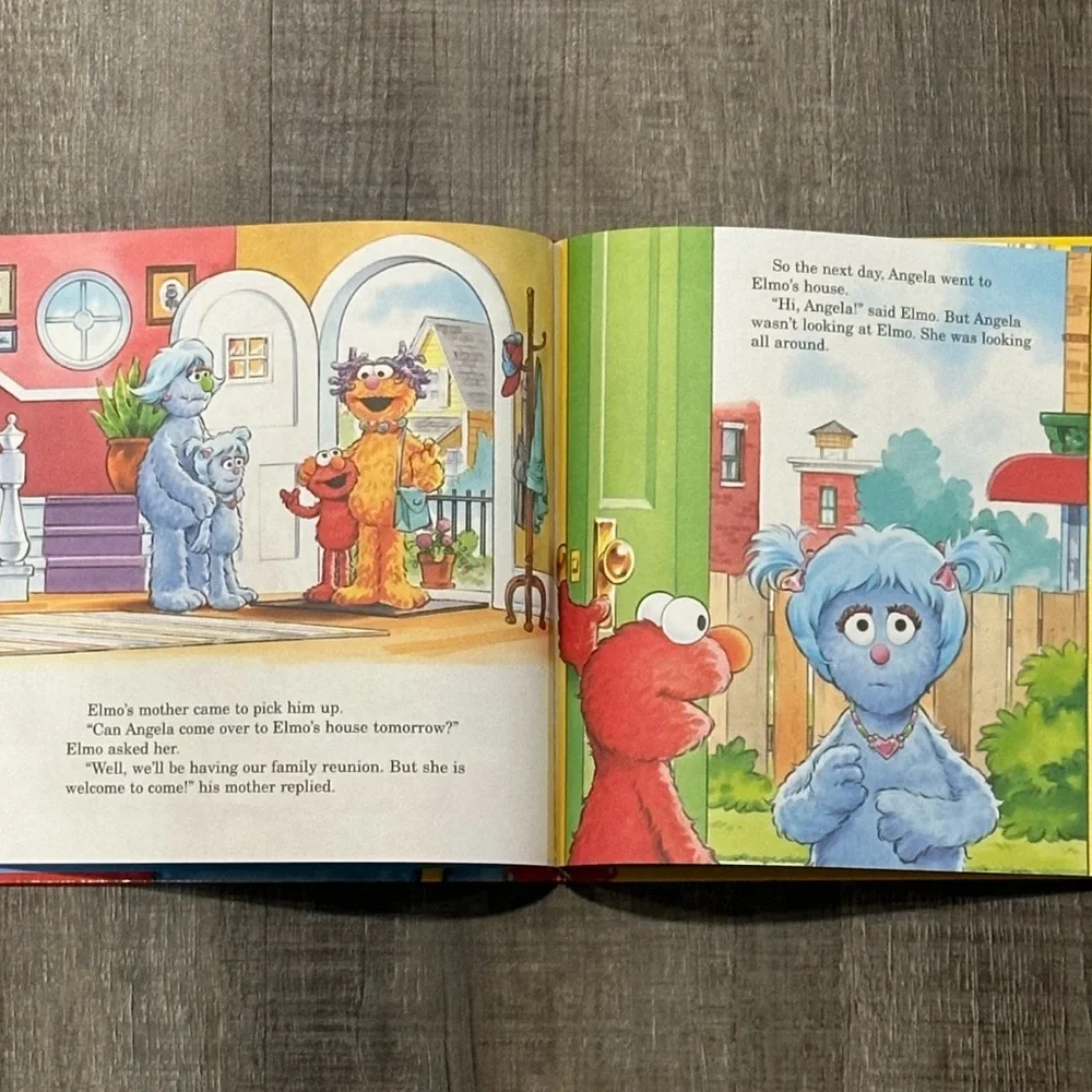 💞 New Sesame Street “Red or Blue, I Like You!” Children’s Book featuring Elmo